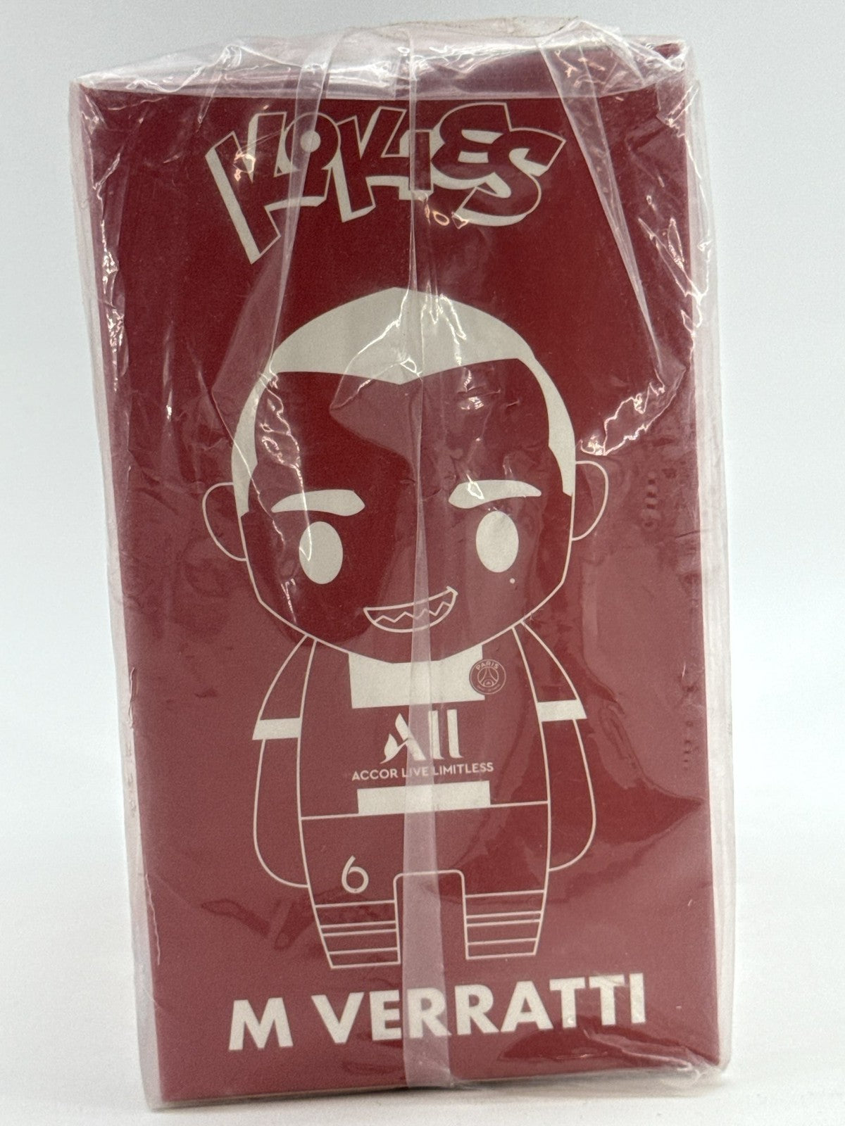 Kokies BAIT Paris SG M VERRATTI Vinyl Figure PSG #6 2021 LTD Edition NIB Red NWT