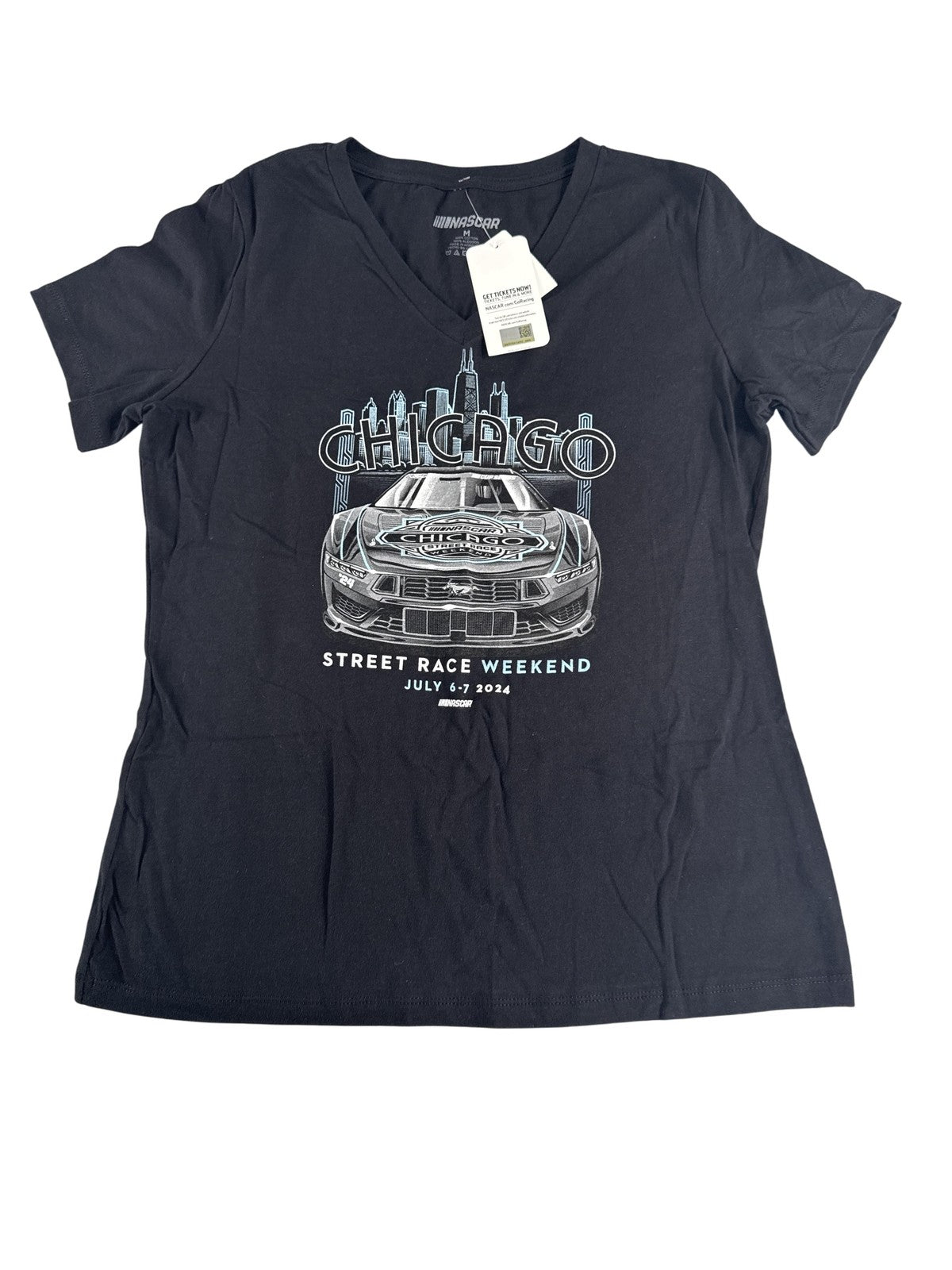 Chicago Street Race Weekend Shirt Womens Medium NASCAR Racing July 2024 Tee