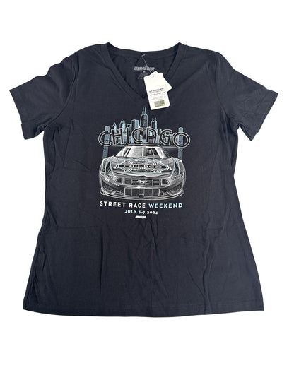 Chicago Street Race Weekend Shirt Womens Medium NASCAR Racing July 2024 Tee