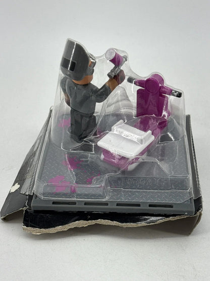 ROBLOX Bloxburg Mechanic Mike Figure w/ Scooter Mike’s Motors Character Toy VHTF