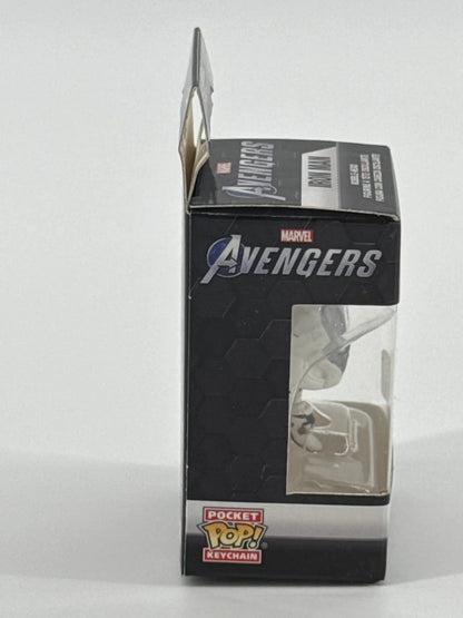 Funko POP! Pocket Iron Man Keychain Gamestop Exclusive + Avengers Day Pin Marvel