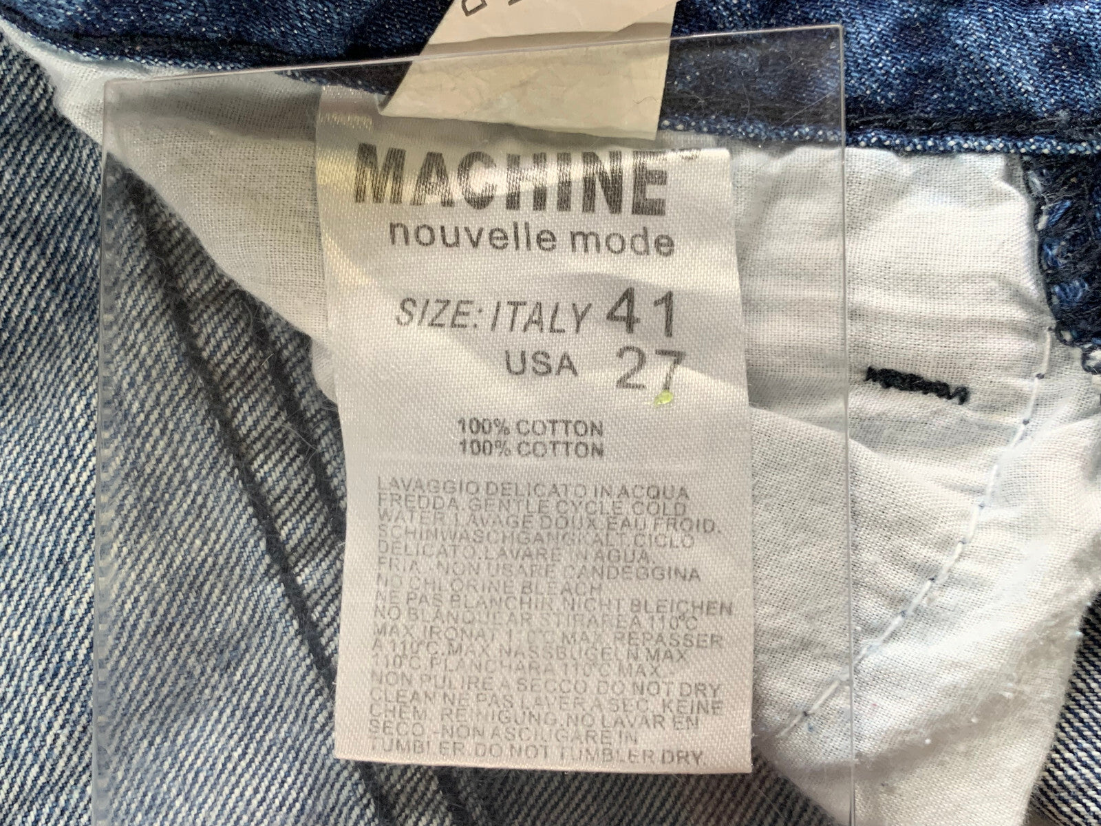 Machine Nouvelle Mode Jeans USA 27 Italy 41 Distressed Ripped Raw Hem Apparel