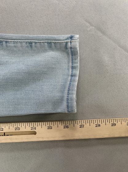 Hollister Jeans Womens 28 Light Blue High-Rise Super Skinny Distressed Ripped 7R