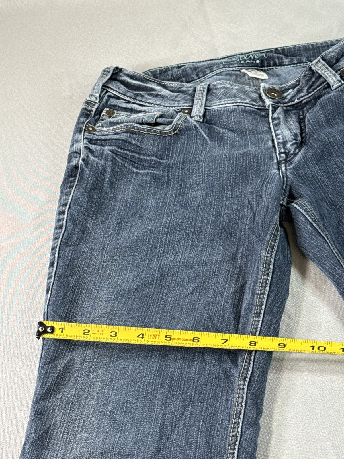 Silver Jeans Co Aiko Bootcut Jeans Womens 32 Blue Denim Low Rise Flare