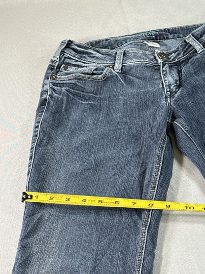 Silver Jeans Co Aiko Bootcut Jeans Womens 32 Blue Denim Low Rise Flare