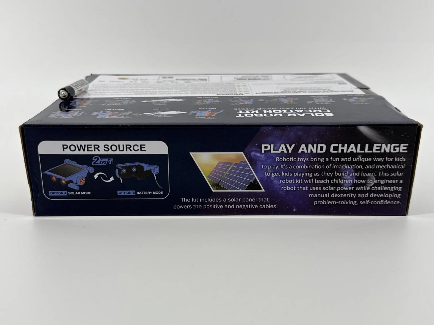 Sillbird Solar Robot Kit 12-in-1 STEM Building Toy 190 Pieces Ages 8+ Sealed New