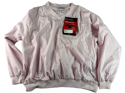 FootJoy Womens XL Lined Windshirt Pink Golf Pullover Oakmont Country Club