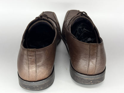 Kurt Geiger Drew Formal Shoes Mens 44 Brown Leather Square Toe Portugal Loafers