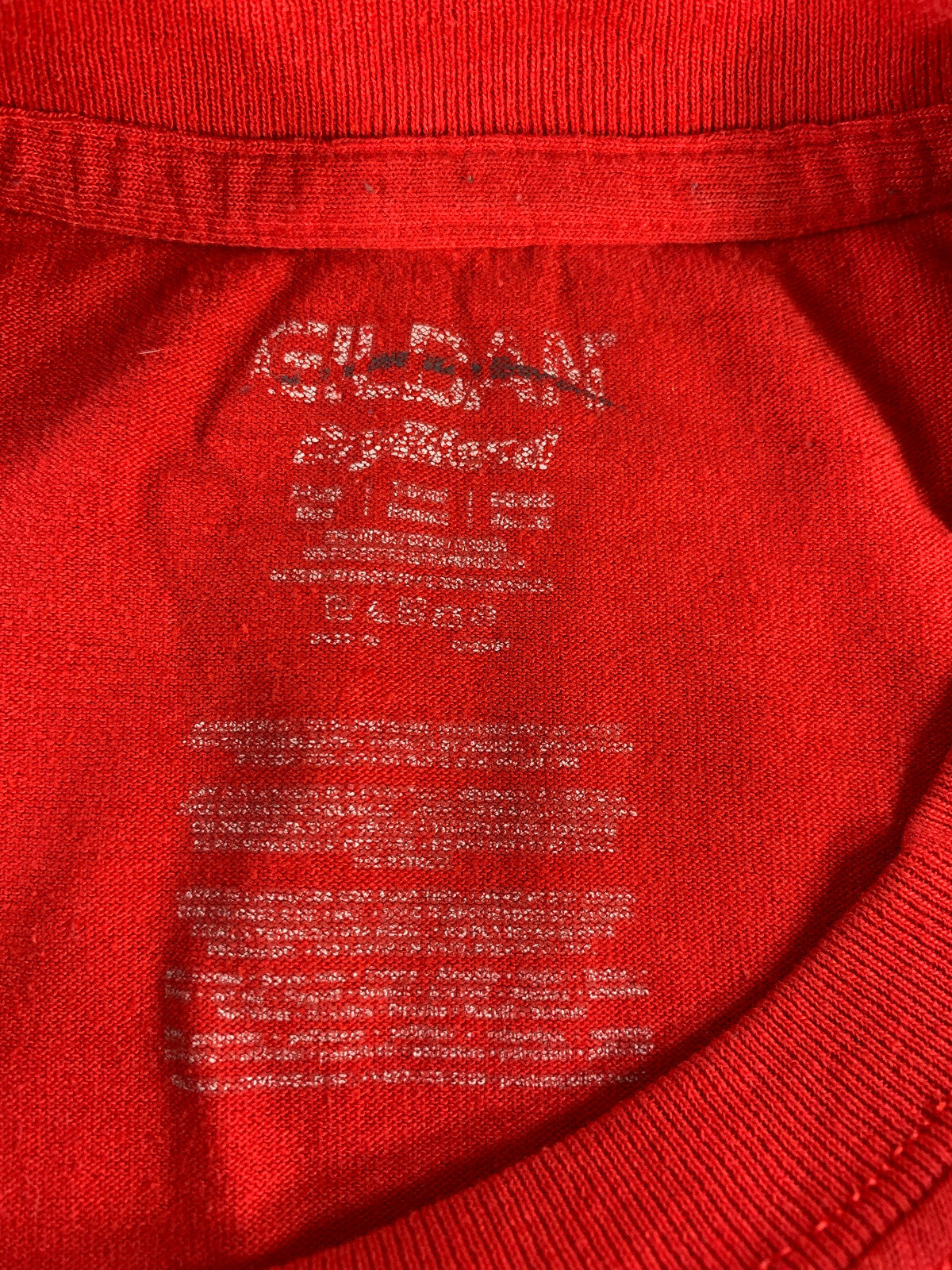 Pope Skates #1 USA Red Graphic T-Shirt M Gildan Patriotic Skateboarding Tee