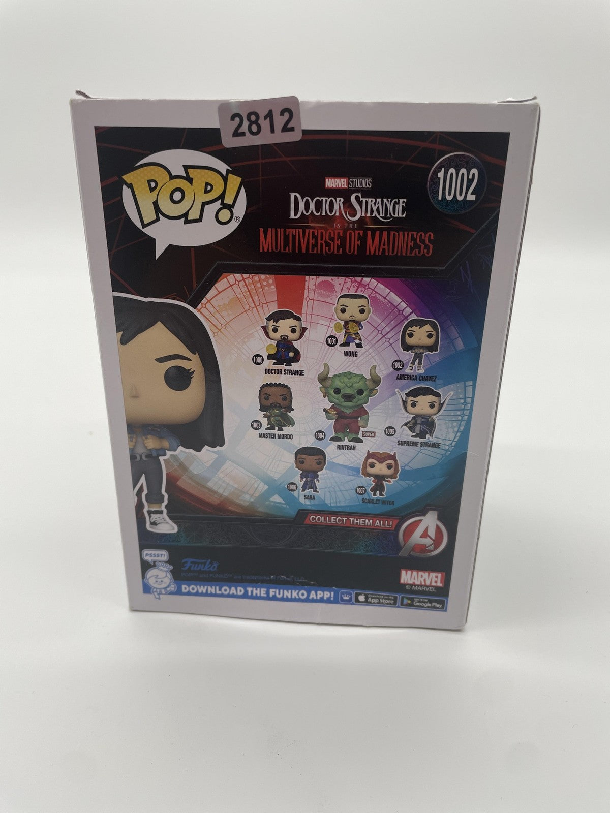 Funko Pop Marvel Doctor Strange America Chavez #1002 Vinyl Figure Multicolor