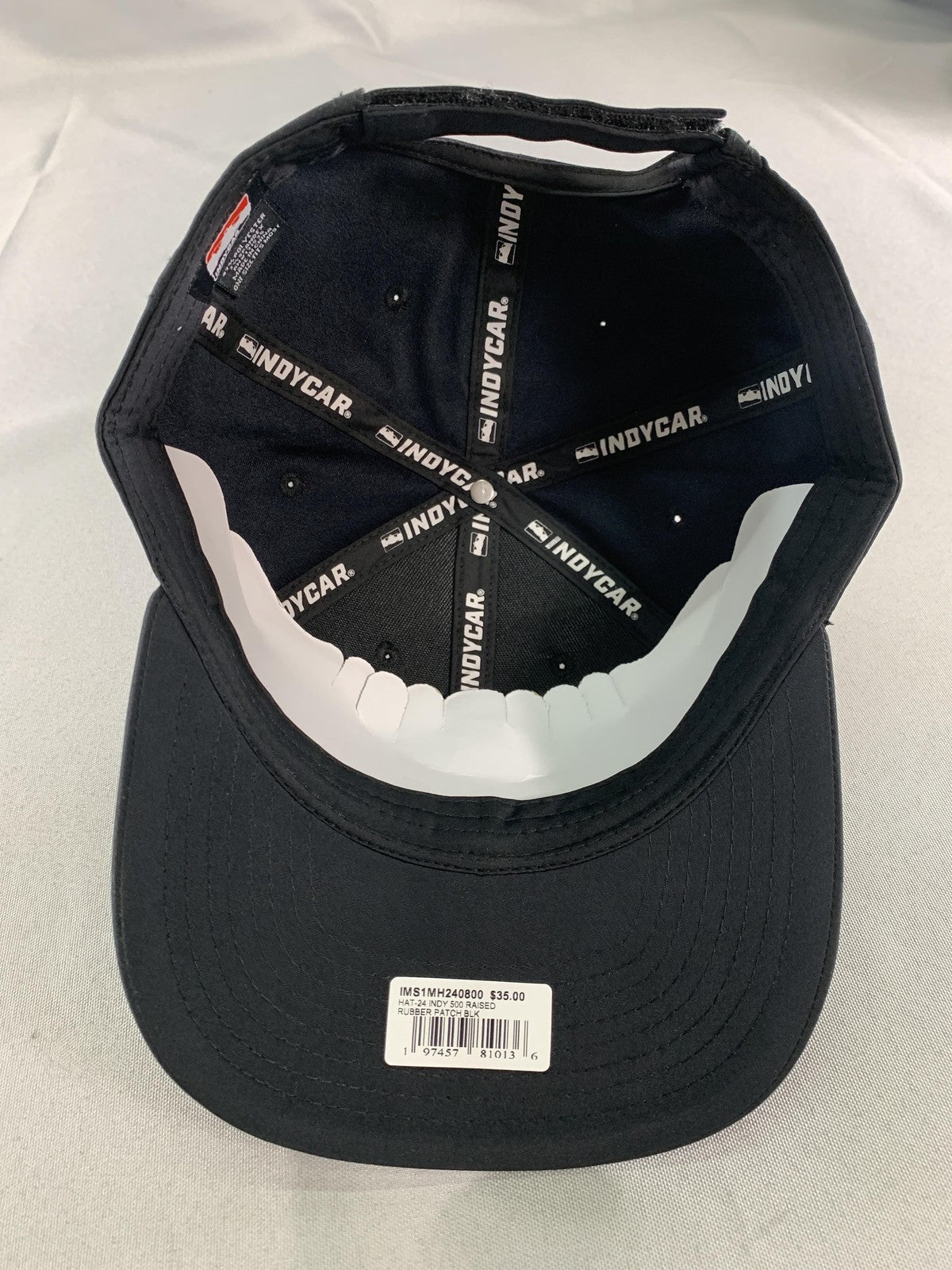 Indy 500 Hat Cap Strap Back Mens One Size Black IndyCar Racing May 26 2024 NWT