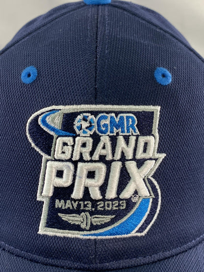 GMR Grand Prix Hat Cap Strap Back Mens One Size Navy IndyCar Racing May 2023