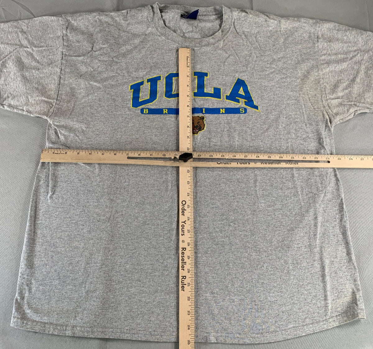AS Sports UCLA Bruins Gray T-Shirt Mens L NCAA College Mascot Graphic Tee Vintag