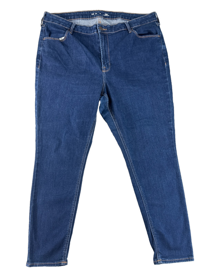 Old Navy WOW Super Skinny Jeans Womens 18 Dark Wash Blue High Rise Stretch Denim
