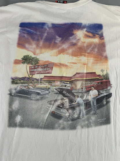 Vintage In-N-Out Burger Shirt Mens XL Hanes Beefy-T California 2005 Tee 00s