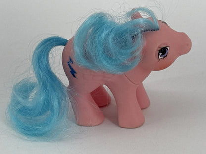 Firefly My Little Pony G1 Pegasus Pink Blue 1983 Hasbro Lightning Bolt MLP White