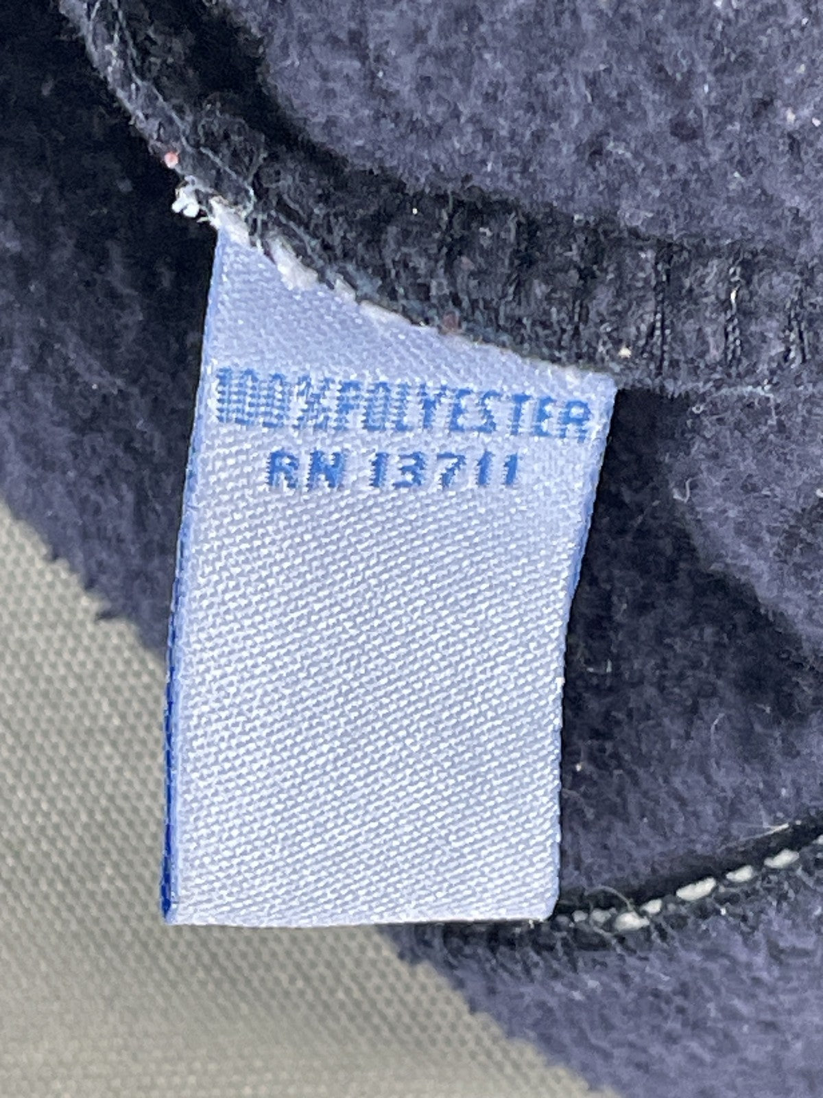 Pacer Fleece Jacket Womens Large Blue Full Zip Mock Neck Warm Cozy Polyester 100