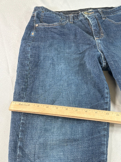 Lee Comfort Waistband Stretch Bootcut Jeans Women’s 12 Medium Blue Denim