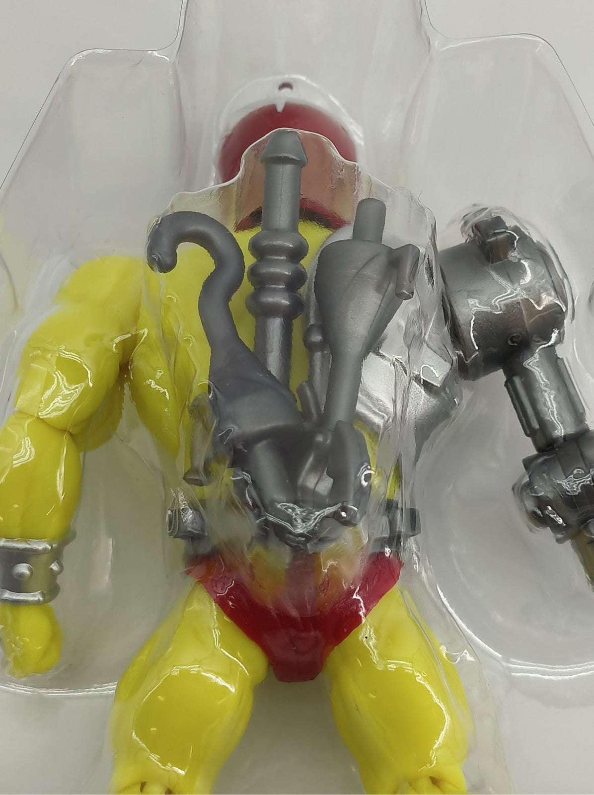 Trap Jaw MOTU Origins Mini Comic Version Mattel 2022 Figure Masters  Red Acrylic