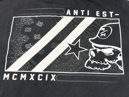Metal Mulisha Skull Graphic Tee XXL Black 100% Cotton Regular Fit Short Y2K