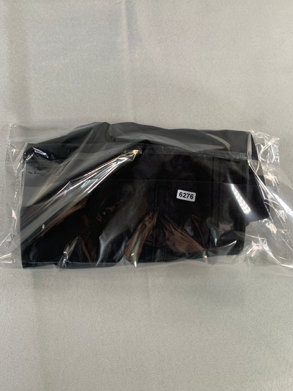 Charter Club Black Bermuda Shorts Women 10 Cotton Stretch Gold Buttons Classic