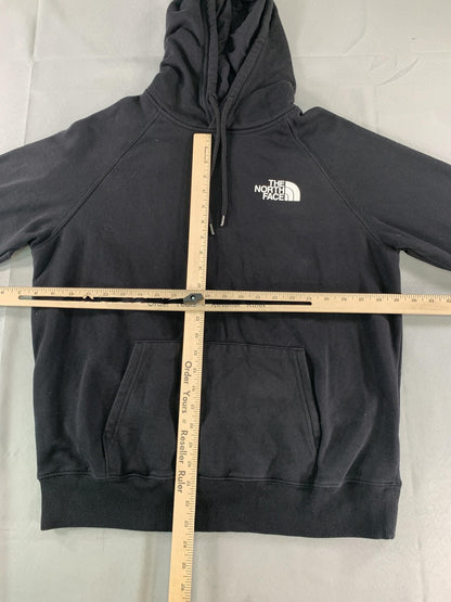 The North Face Hoodie Womens Large Black Purple Never Stop Exploring Graphic on