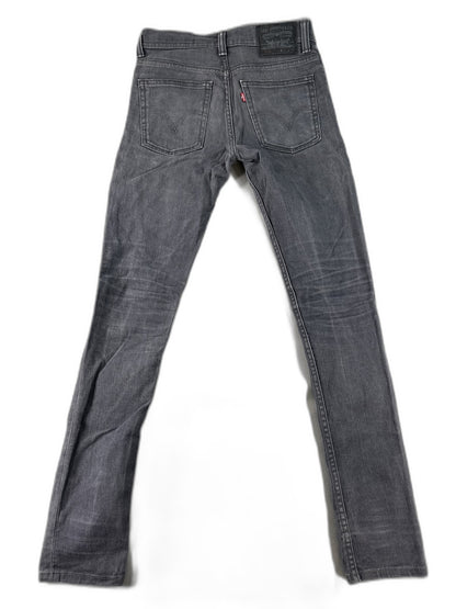Levi's 510 Straight Leg Jeans 31x32 Gray Stretch Denim Regular Fit pocket Slim