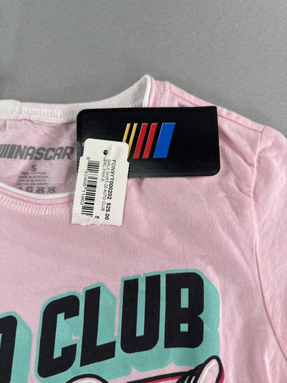 Auto Club Speedway Shirt Womens Small Pink NASCAR Racing Girl Graphic Tee New