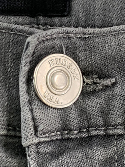 Hudson Jeans Womens 23 Gray Nico Mid-Rise Super Skinny Stretch Denim Made USA