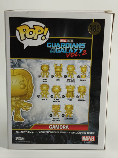 Funko Pop! Marvel Studios Gold Chrome Gamora #382 | Guardians Vol. 2 | Vaulted