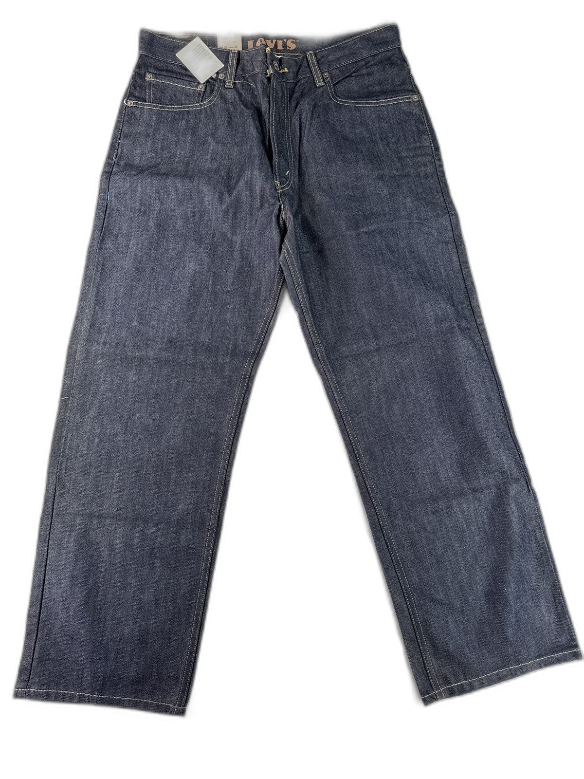 Levi's 569 Straight Leg Dark Wash Denim Jeans W34 L30 100% Cotton New Tags Mid