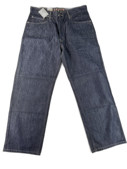 Levi's 569 Straight Leg Dark Wash Denim Jeans W34 L30 100% Cotton New Tags Mid