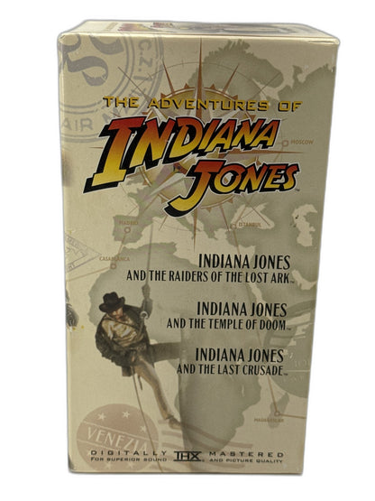 Paramount Indiana Jones VHS Box Set Trilogy Raiders Temple Doom Last Crusade Ark