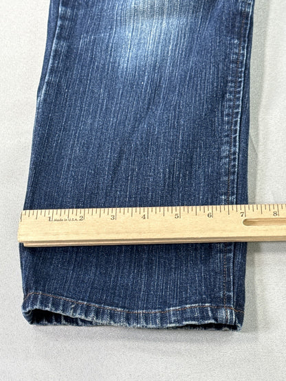 Ann Taylor Classic Straight Leg Jeans Womens 2P Blue Cotton Spandex Stretch Slim