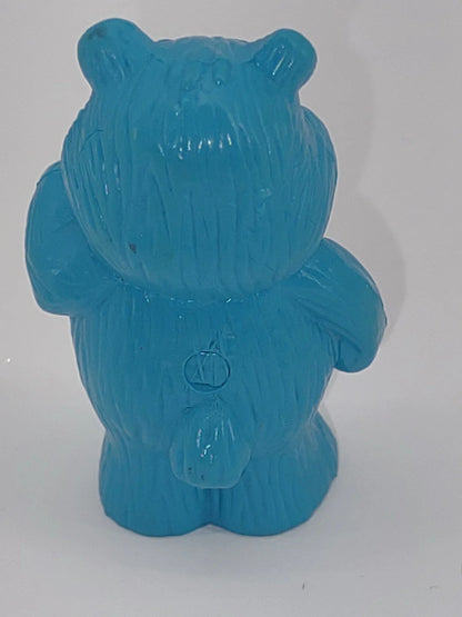 1980s Care Bears Bedtime Bear Pencil Topper Blue Moon Star PVC AGC Vintage Toy