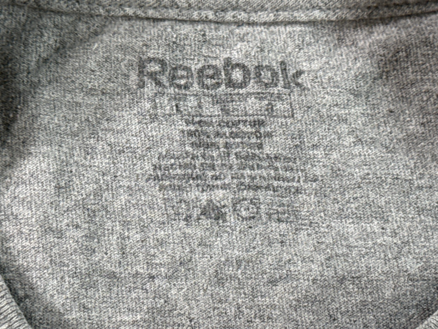 Detroit Red Wings Mens L Reebok Gray Long Sleeve Shirt NHL 1926 Winged Wheel Tee