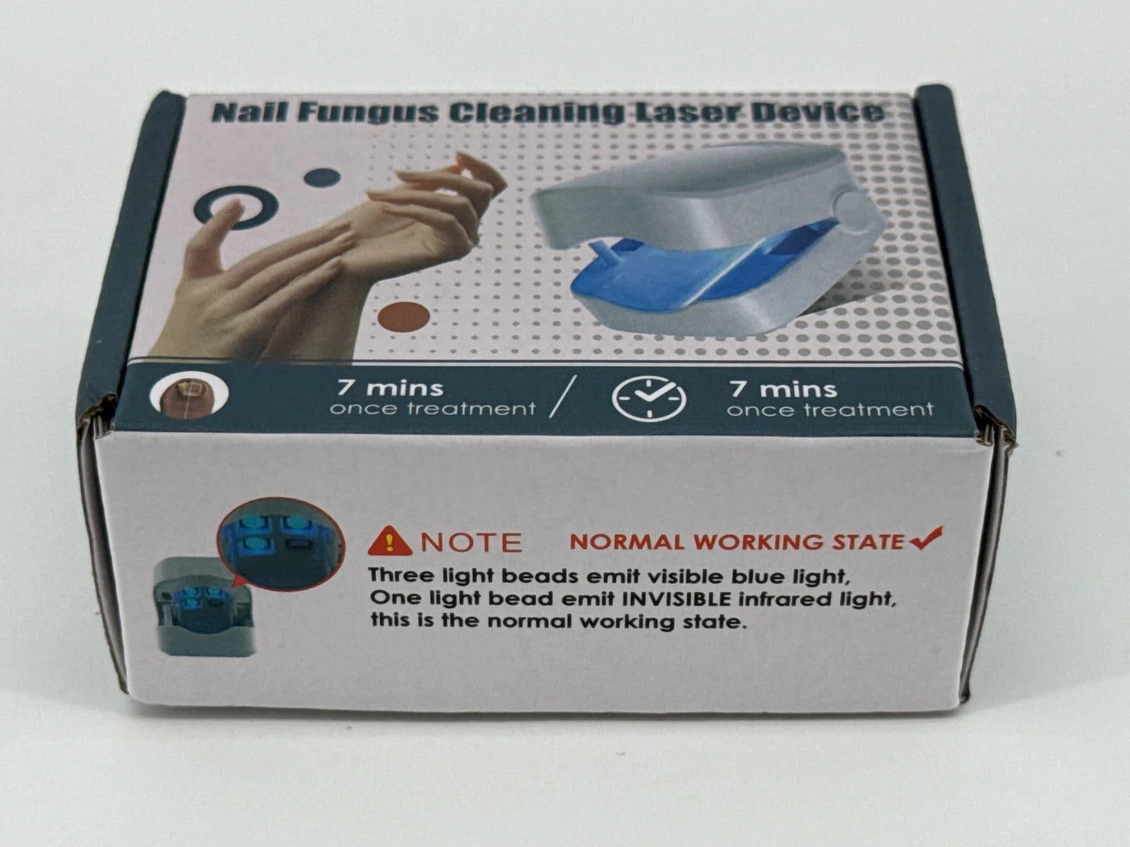 Nail Fungus Cleaning Laser Device LED USB Rechargeable Anti-Fungal Tool Apparel