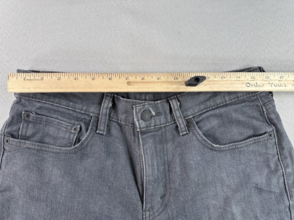 Levi's 511 Straight Leg Jeans 33 x 30 33x30 Gray Cotton Fit Denim Pants Made in