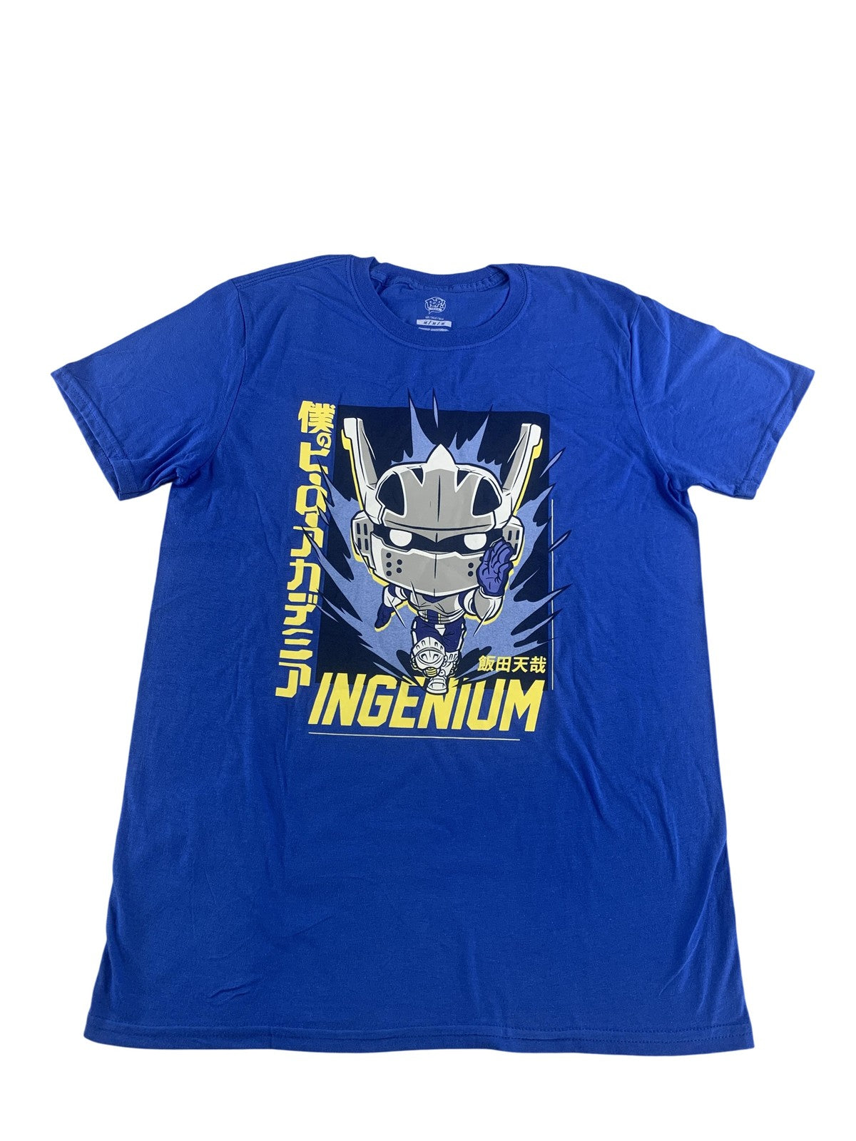 My Hero Academia Ingenium Shirt Mens Medium Blue Pop Tees Funko Graphic Anime
