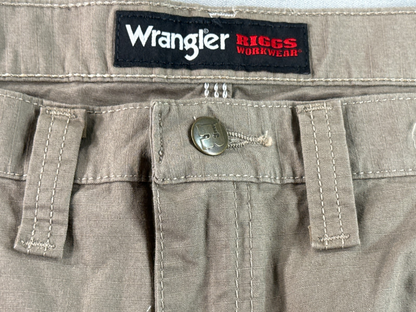 Wrangler Riggs Workwear Pants Men’s 44x32 Khaki Utility Carpenter Work Pants