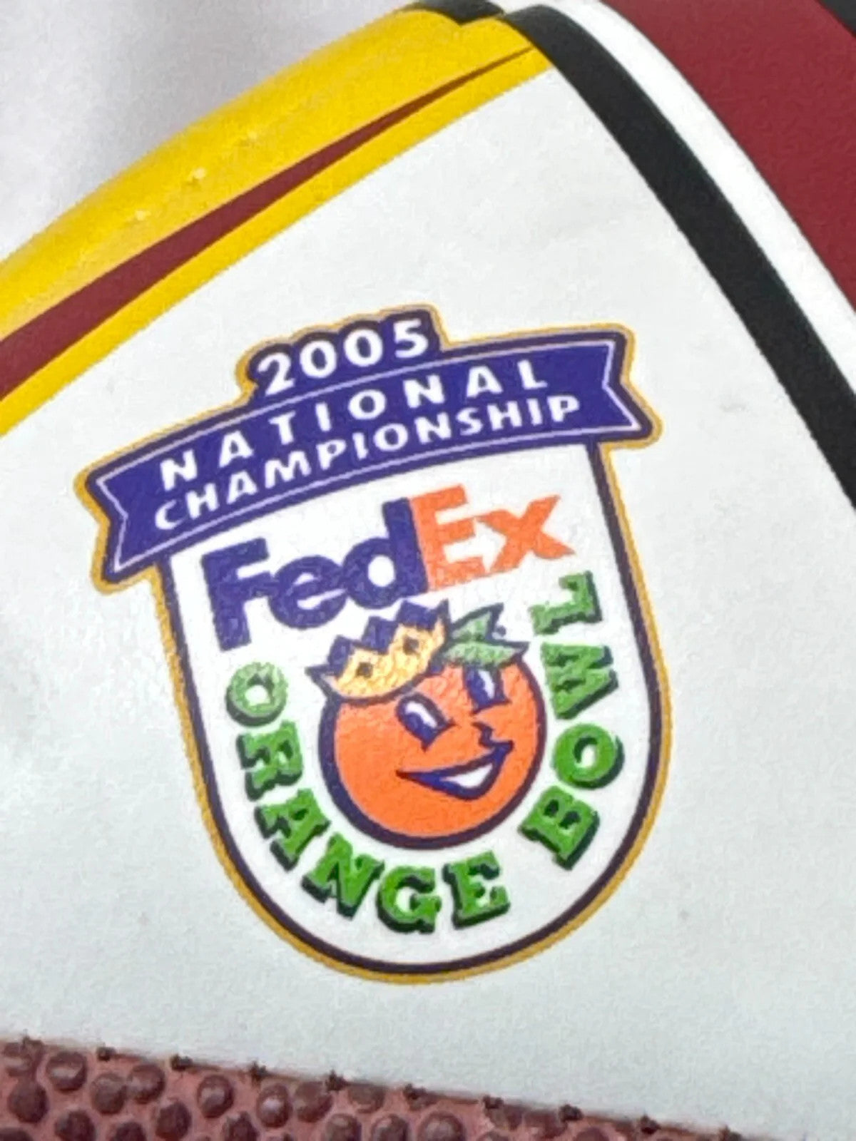 USC Trojans 2004 National Champions Football Rawlings Orange Bowl Souvenir