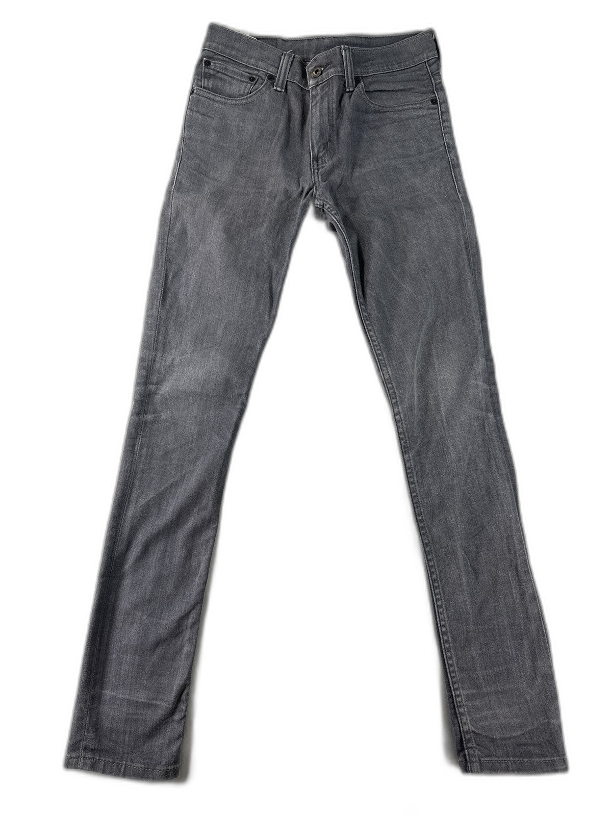 Levi's 510 Straight Leg Jeans 31x32 Gray Stretch Denim Regular Fit pocket Slim