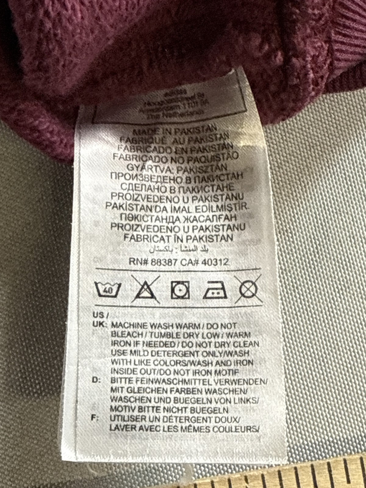 adidas Crewneck Sweatshirt 2XL Maroon Cotton Long Sleeve Graphic Unisex Fleece