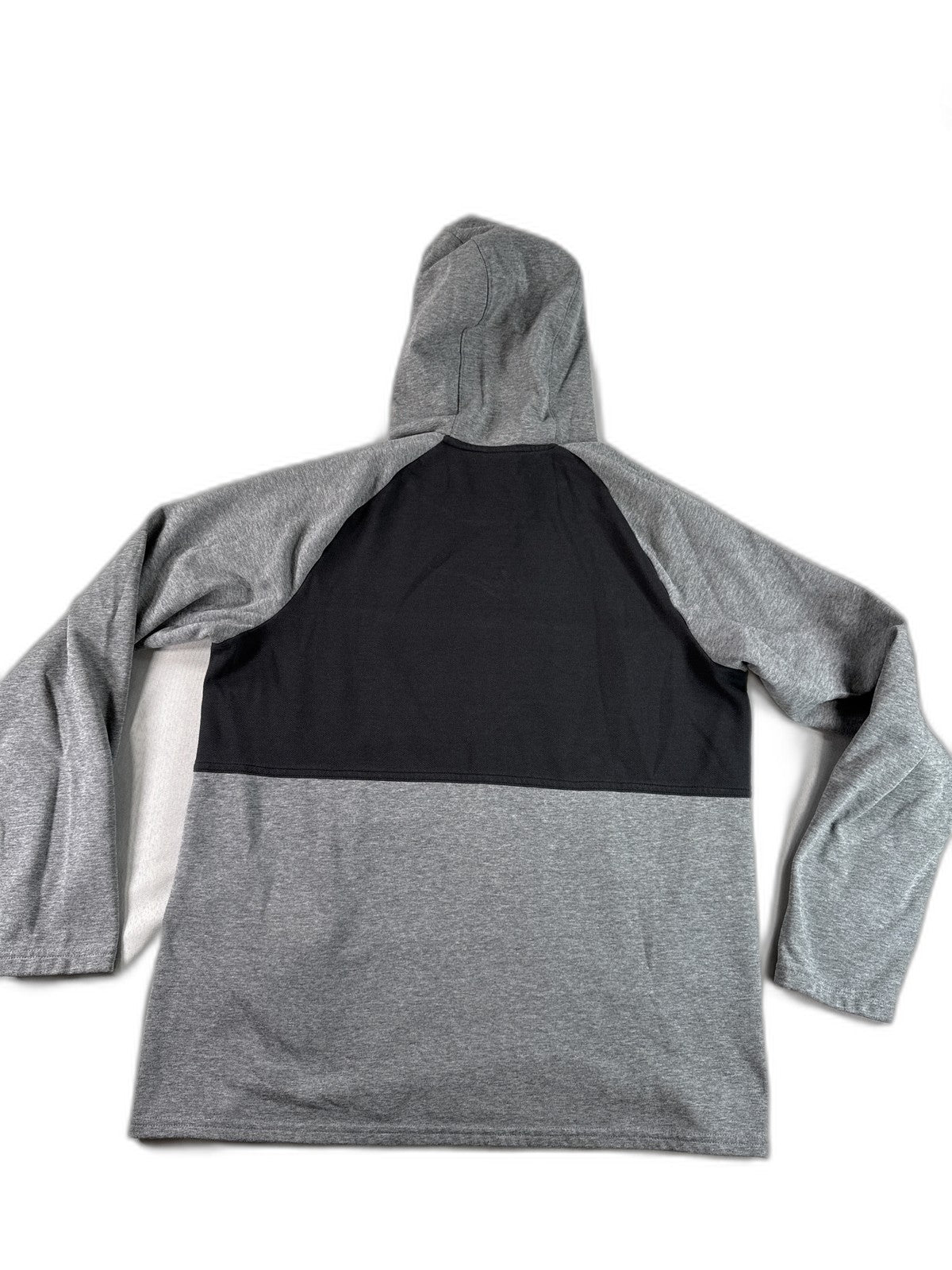 Nike Sportswear Club Fleece Pullover L Hoodie Gray Graphic Long Sleeve