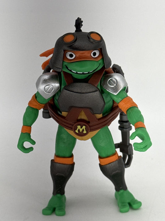 Playmates Collectible Michelangelo Action Figure Green Plastic TMNT Teenage Toy