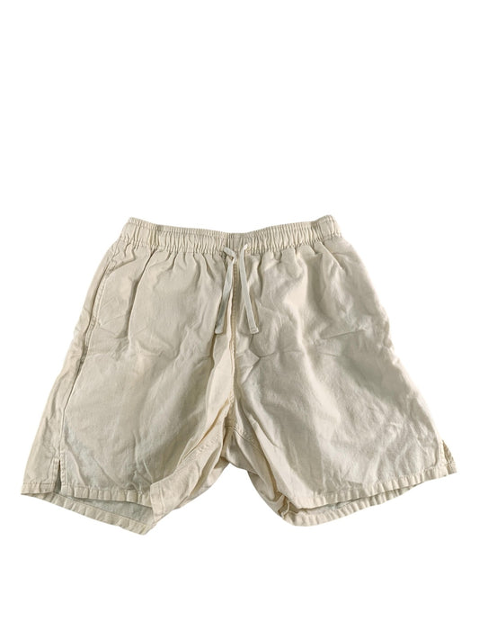 Zanerobe Shorts Mens 30 White Chino Elastic Waist Drawstring Casual Summer on