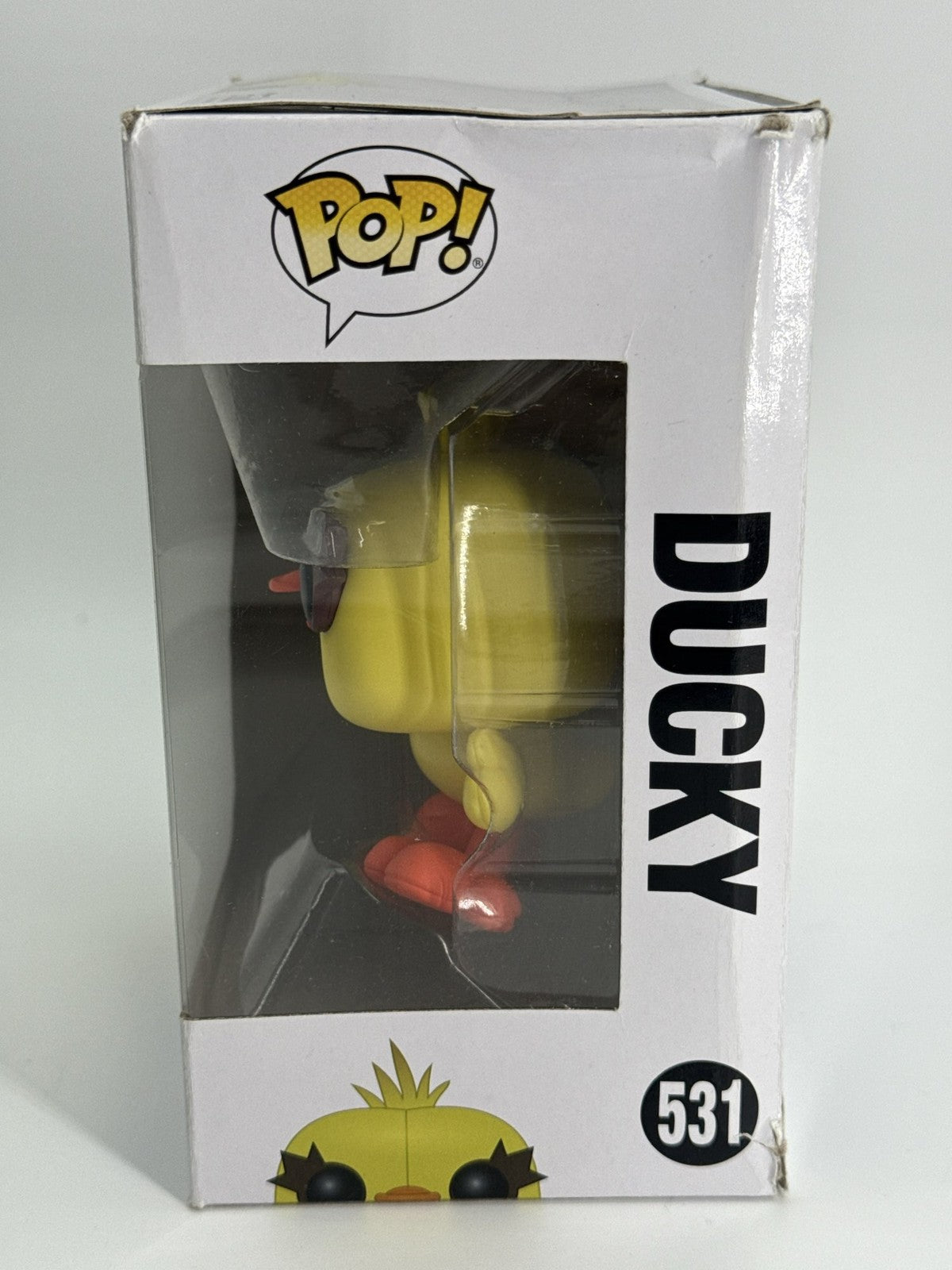 Funko Pop Ducky 531 Toy Story 4 Disney Pixar Vinyl Figure Displayed w/ Box Red