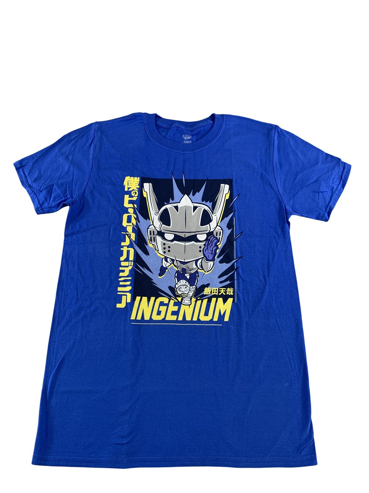 My Hero Academia Ingenium Shirt Mens Medium Blue Funko Pop Tees Anime Graphic
