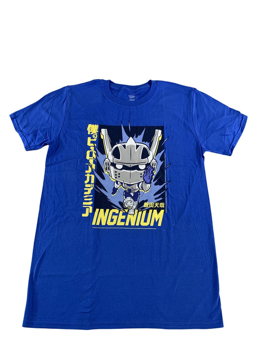 My Hero Academia Ingenium Shirt Mens Medium Blue Funko Pop Tees Anime Graphic