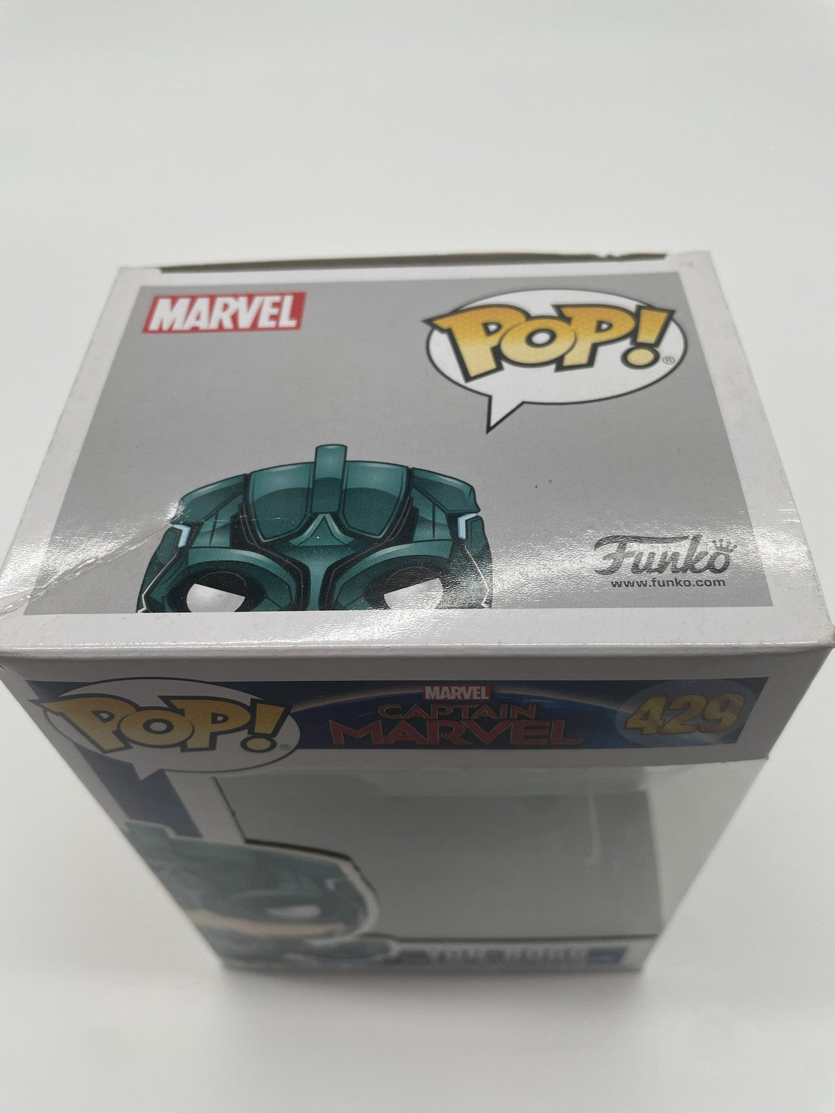 Funko Pop Marvel Captain Marvel Yon-Rogg #429 Vinyl Bobblehead Green Standard